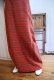 画像5: 70年代 オレンジピンク×カラフル刺繡ロングスカート