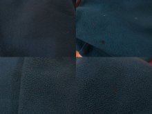 他の写真2: "Patagonia"サックスブルー×チャコールグレー無地胸ポケットハーフスナップボタンハイネック長袖フリーストップ