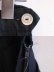 画像15: 50〜60年代ブラック×グレー×ブルー人＆花柄ストーン付きハンドペイントスカート