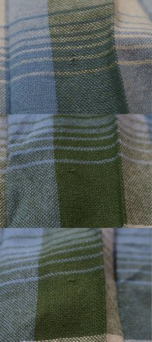 他の写真1: 50〜60年代グリーン×サックスブルー×ホワイトチェック柄リバーシブルプリーツスカート