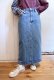 画像3: ”Ralph Lauren”インディゴブルー無地ポケット付きデニムスカート