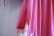 画像10: ピンク花刺繍ポケット＆袖口リボン付きラウンドネック七分袖ドレス