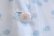 画像18: 60年代ペールブルー×ブルー×ホワイトリーフ&木の実柄サテンリボン付きビッグカラー半袖ランジェリーガウン