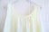 画像7: パステルイエロー×ホワイト花パッチ&刺繍リボン付きノースリーブランジェリートップ