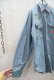 画像11: 70年代”BIGMAC”ライトブルー×カラフル音符＆いちご＆花刺繍胸ポケット付き長袖シャンブレーシャツ