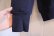 画像10: ネイビー×オレンジカレッジプリントポケット付きフード裏地サーマル長袖スウェット