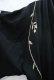 画像14: ブラック×グレー花＆鳥刺繍長袖キモノガウン