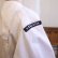画像6: ”USNAVY"ホワイト×ネイビーワッペン＆胸ポケット付きセーラーカラー長袖マリントップス