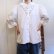 画像5: ホワイトクロシェ＆アイレットレースデザイン襟付き七分袖ブラウス