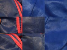 他の写真2: ”adidas”ブルー×ピンクロゴ刺繍ポケット＆フード付き長袖トラックジャケット