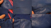 他の写真3: ”adidas”ブルー×ピンクロゴ刺繍ポケット＆フード付き長袖トラックジャケット