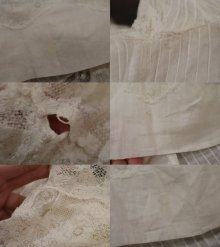 他の写真3: antique ホワイトレースデザイン裾フリルハイネック長袖ドレス 