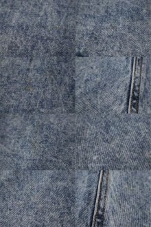他の写真2: ライトブルーポケット付きケミカルウォッシュデニムスカート