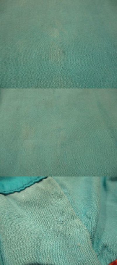 画像3: ターコイズブルー×カラフル花刺繍メキシカン半袖ロングドレス