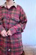 画像3: ”Ralph Lauren”レッド×グリーン×ベージュチェック胸ポケット付きボタンダウン長袖シャツ (3)