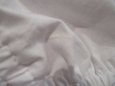 画像3: ホワイト無地アイレットレースリボン付きペンタゴンネックパフスリーブ半袖ショートチロルトップ