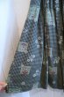 画像7: くすみグリーン×ブラックチェック＆花柄飾りボタンデザインポケット付きチロルスカート (7)