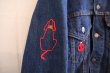 画像11: 70年代”Levi's”70505インディゴブルーリメイク刺繍長袖デニムジャケット (11)