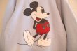 画像8: ”Mickey Mouse”サックスブルークルーネック長袖スウェット (8)