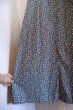 画像12: 50年代”PENNEYS"ライトグレー×ピンク×ホワイト花柄＆ピンドットフロントジップスクエアネックパフスリーブ半袖ドレス (12)