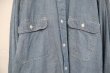 画像8: 60〜70年代”BIGMAC”サックスブルーポケット付き長袖シャンブレーシャツ (8)