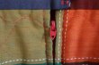 画像18: 70年代カラフルブロックチェックキルティング切替ポケット付き長袖シャツ型ロングドレス (18)