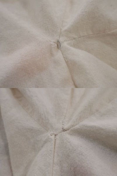 画像2: ホワイト×カラフルキノコ＆お花＆鳥刺繍ポケット付き五分袖プルオーバートップ