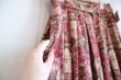 画像8: くすみピンク×ベージュ花柄ポケット付きスカート (8)
