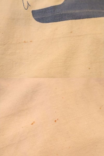 画像3: 50〜60年代オフホワイト×パステルカラー魚柄フレアスカート