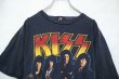 画像8: 83年"KISS"ブラック×カラフルワールドツアープリントクルーネック半袖Tシャツ (8)