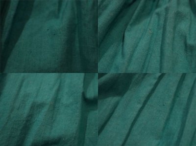 画像2: 50〜60年代ターコイズグリーン×ゴールドラメ＆刺繍テープ付きメキシカンサーキュラースカート