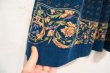 画像8: モスグリーン×ゴールドイエローペイズリー＆花柄ポケット付きコーデュロイスカート (8)