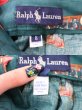 画像13: ”Ralph Lauren”グリーン×レッドキャンプ柄ポケット付きフレアスカート (13)