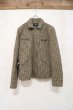 画像5: ▼30％OFF▼　”Ralph Lauren”ベージュ×ブラックチェック柄ポケット付き開襟長袖ウールジャケット (5)