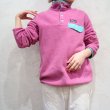 画像3: ”Patagonia”ピンク×ミントグリーン胸ポケット付きハイネック長袖スナップTシャツ (3)