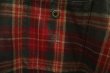画像11: ”Ralph Lauren” レッド×カーキチェック胸ポケット付き長袖フルジップウールシャツ (11)