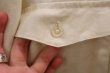 画像13: ”Ralph Lauren”ベージュ無地胸ポケット付きシャツ型リネン半袖ドレス (13)