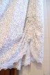 画像9: ホワイト×カーキ花柄裾レース＆リボン＆ポケット付きチロルスカート (9)