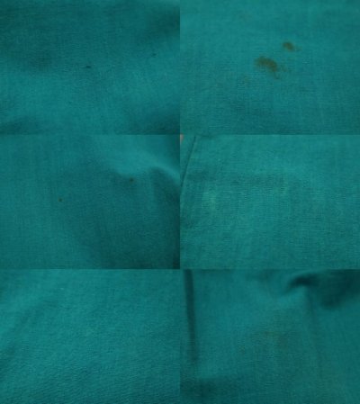 画像1: エメラルドグリーン×カラフルサンアントニーノ刺繡半袖メキシカンドレス