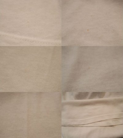 画像2: ホワイト×パープル×ネイビーリス＆英字ロゴプリントクルーネック半袖リンガーTシャツ