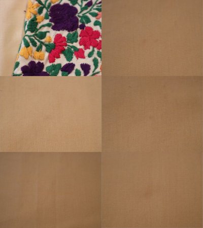 画像3: クリーム×カラフルサンアントニーノ刺繍半袖メキシカンドレス