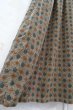 画像12: ”Eddie Bouer”カーキ×オレンジ×くすみグリーン抽象柄ポケット付きラウンドネックノースリーブコーデュロイオーバードレス (12)