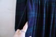 画像10: ”laura ashley”グリーン×ネイビーチェックポケット付き長袖ドレス (10)