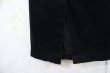 画像12: "Ralph Lauren"ブラック無地飾りポケット付きスリット入りコーデュロイスカート (12)