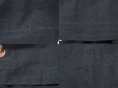 画像2: 50〜60年代ブラック×イエロー×ブラウン花＆リーフ柄フリルデザインスカート