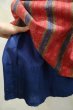 画像10: レッド×ブルー×グリーンストライプ＆花柄ポケット付きチロルスカート (10)