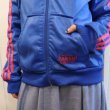 画像6: ”adidas”ブルー×ピンクロゴ刺繍ポケット＆フード付き長袖トラックジャケット (6)