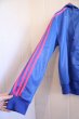 画像10: ”adidas”ブルー×ピンクロゴ刺繍ポケット＆フード付き長袖トラックジャケット (10)